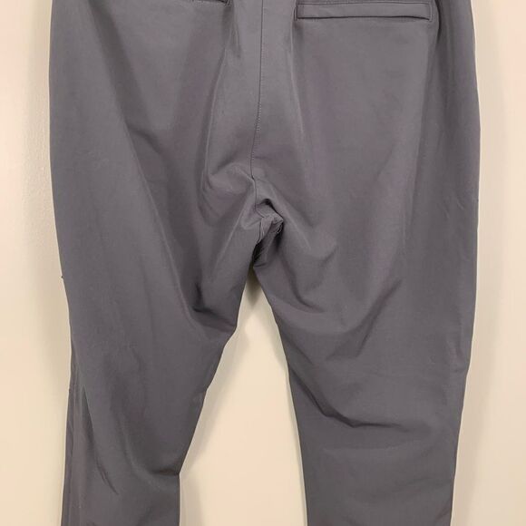 Mack Weldon dark grey athletic men’s joggers with zipper pockets size large - Picture 7 of 13